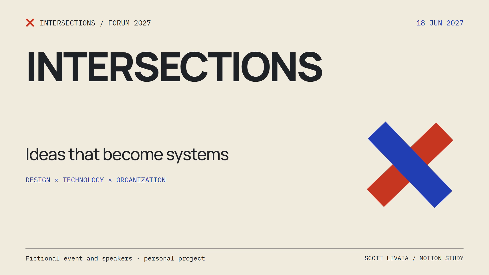 INTERSECTIONS · evento